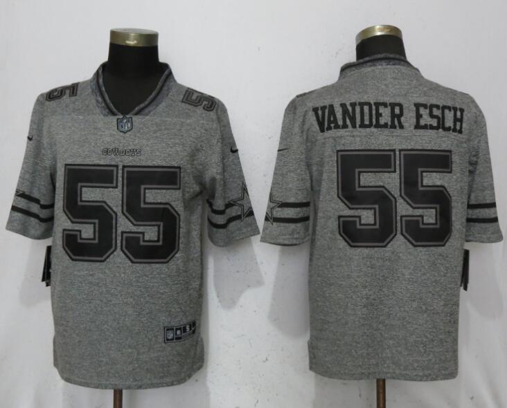 Men Dallas cowboys #55 Vander esch Gray Vapor Untouchable Stitched Gridiron Nike Limited NFL Jerseys->philadelphia eagles->NFL Jersey